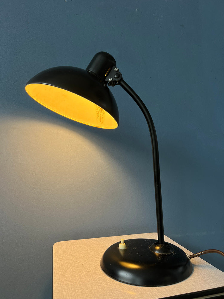 Black Bauhaus Christian Dell Desk Lamp for Kaiser Leuchten