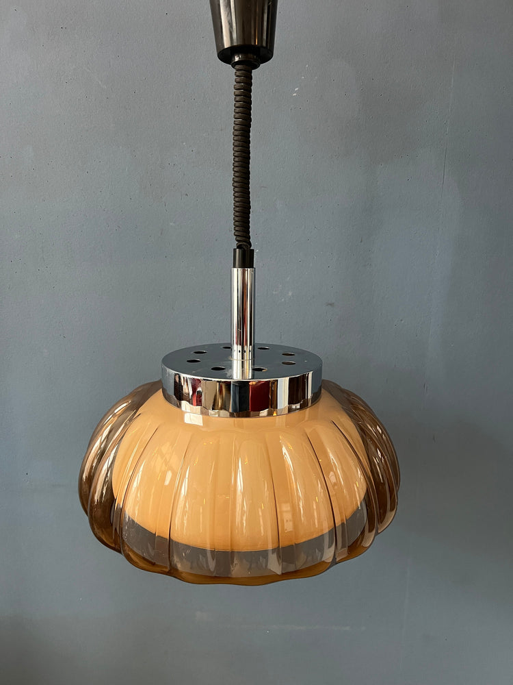 Mid Century Dijkstra Flower Space Age Pendant Lamp