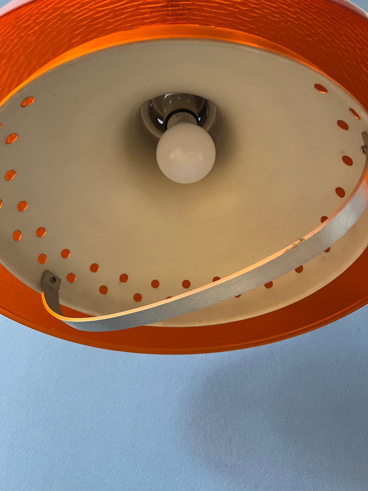 Mid Century UFO Plexiglass Space Age Hanging Lamp