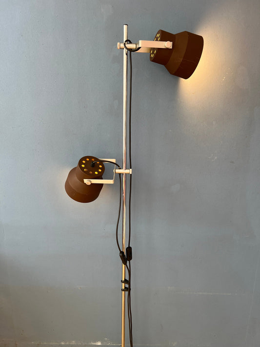 Brown Anvia Mid Century Space Age Floor Lamp