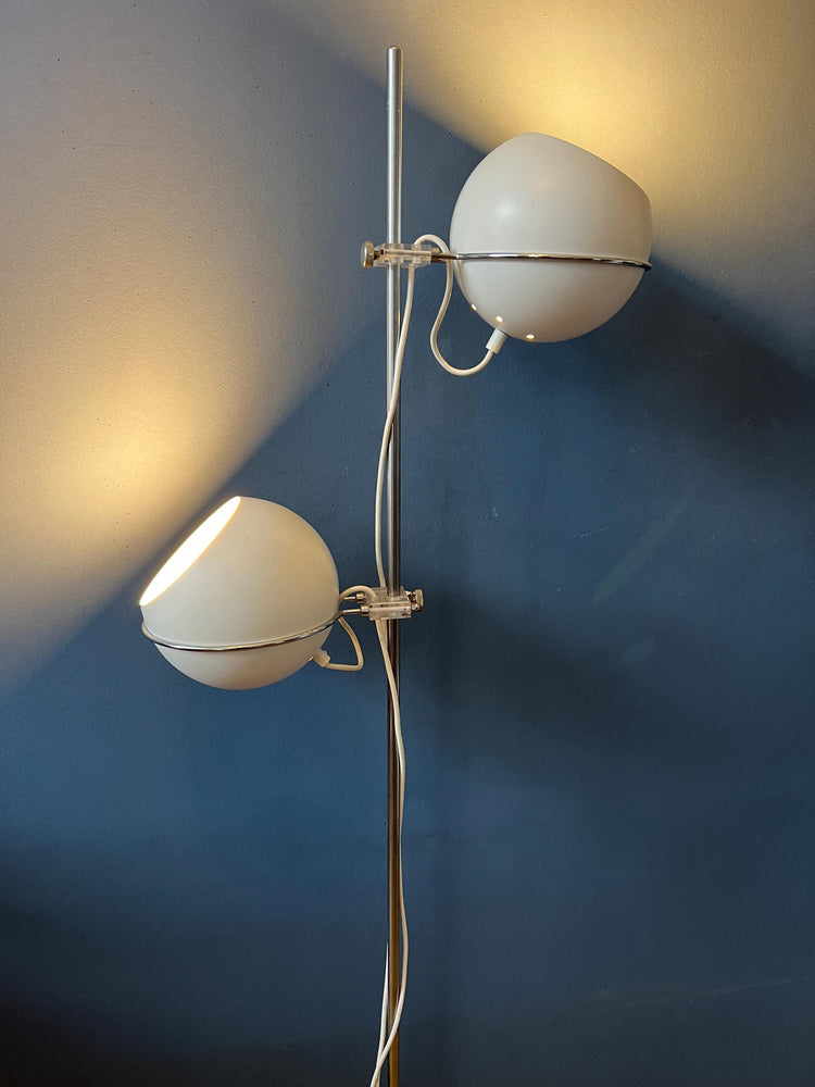 70s Mid Century Beige GEPO Eyeball Floor Lamp