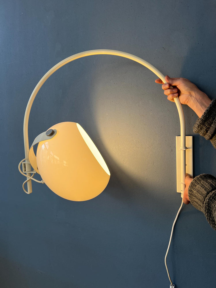 Vintage Dijkstra Space Age Mushroom Arc Wall Lamp