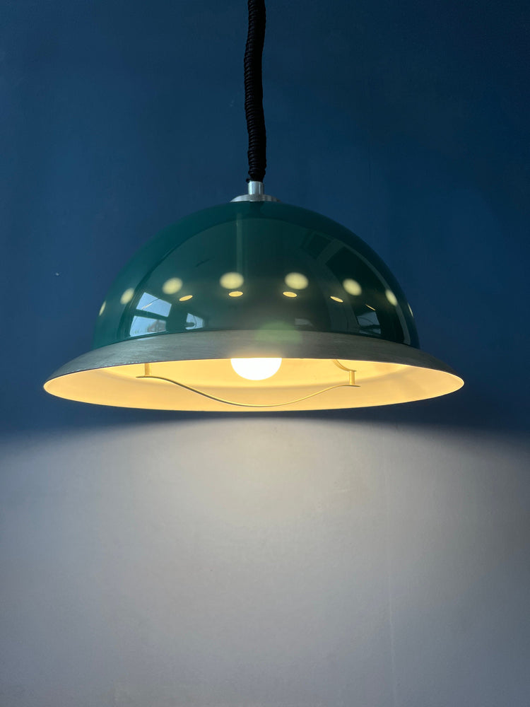 Big Green Dijkstra Space Age Dome Hanging Lamp