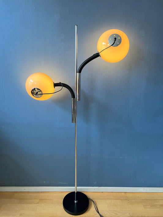 Mid Century Steinhauer Mushroom Floor Lamp - Space Age 70s Standing Light