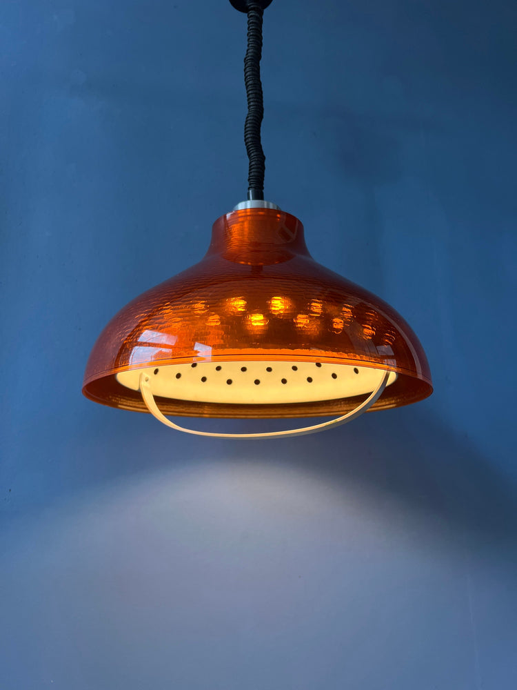 Mid Century UFO Plexiglass Space Age Hanging Lamp