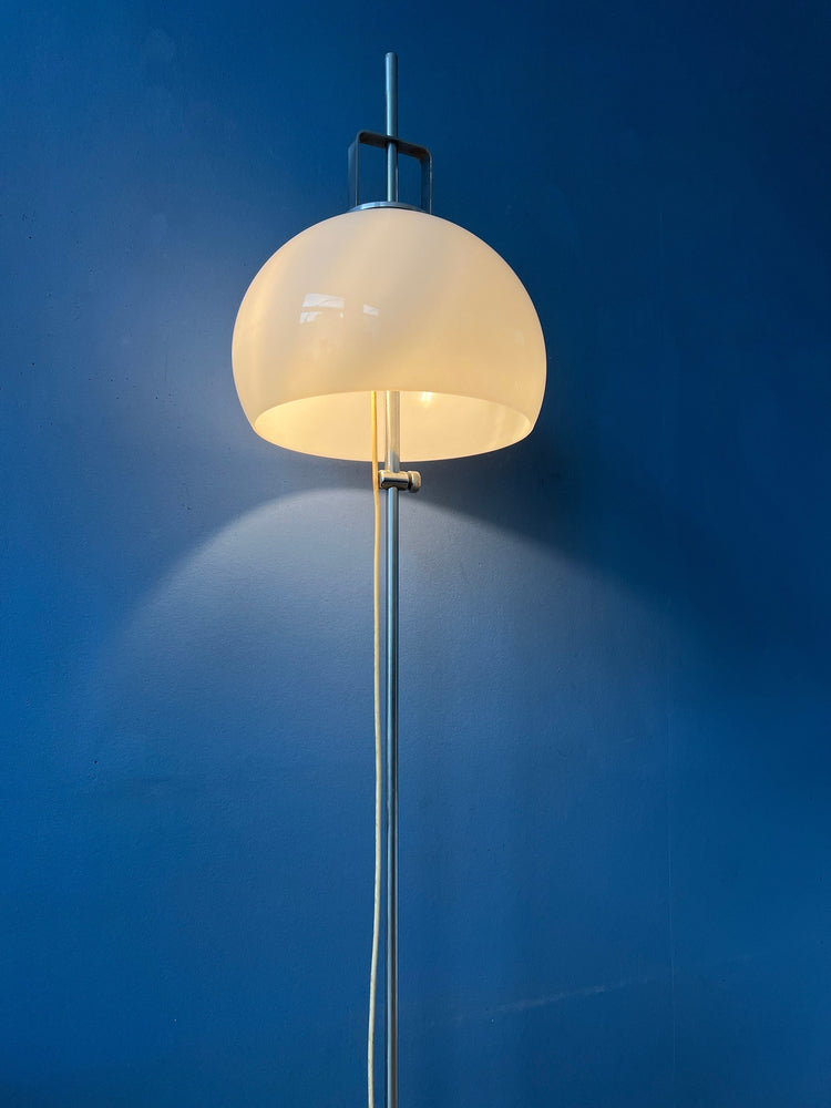 Mid Century Guzzini Style Space Age Floor Lamp Model 'Lucerna'