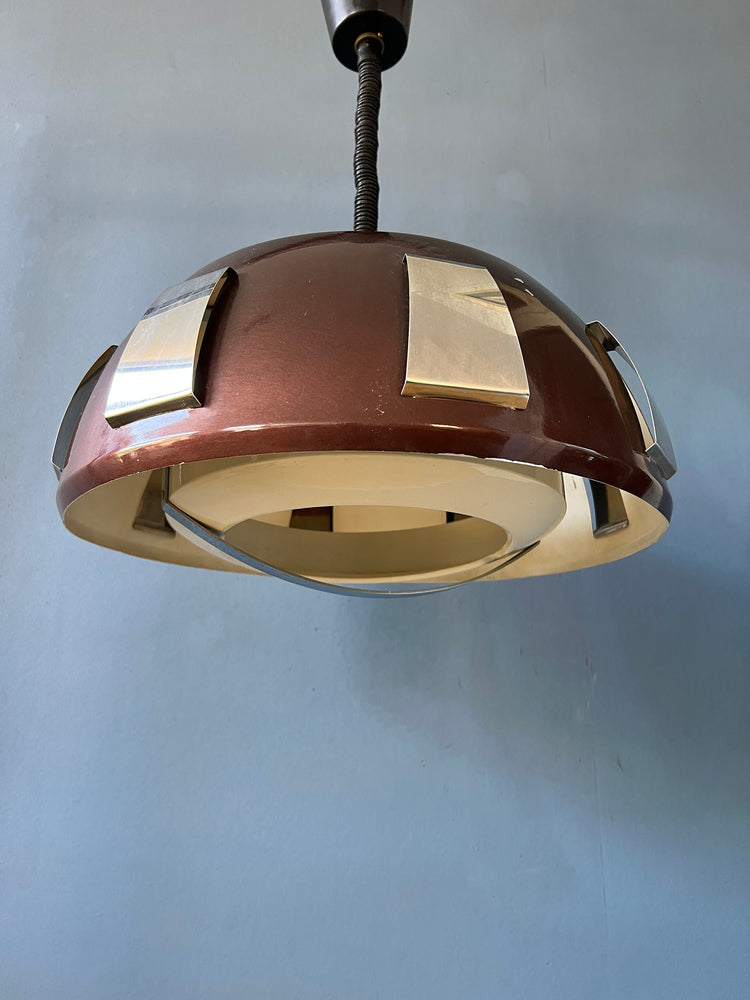 Vintage Lakro Amstelveen Pendant Light - Space Age Hanging Lamp