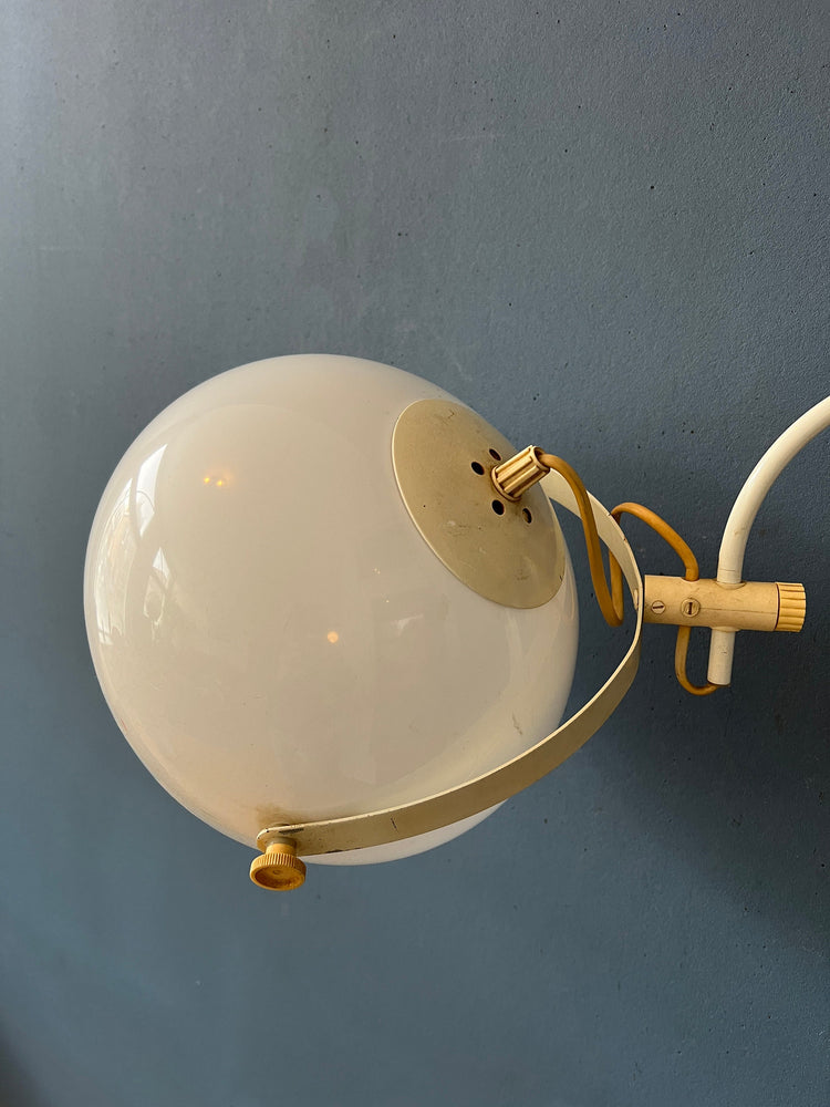 Vintage Space Age Anvia Mushroom Arc Wall Lamp