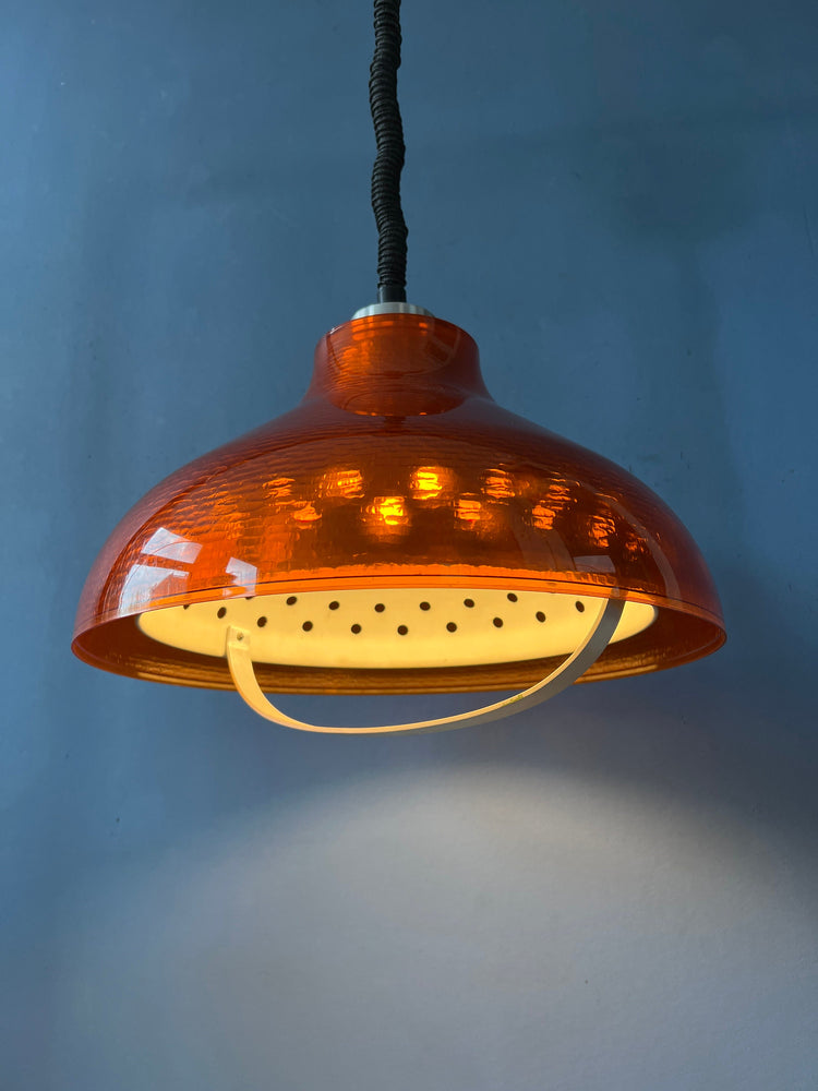 Mid Century UFO Plexiglass Space Age Hanging Lamp