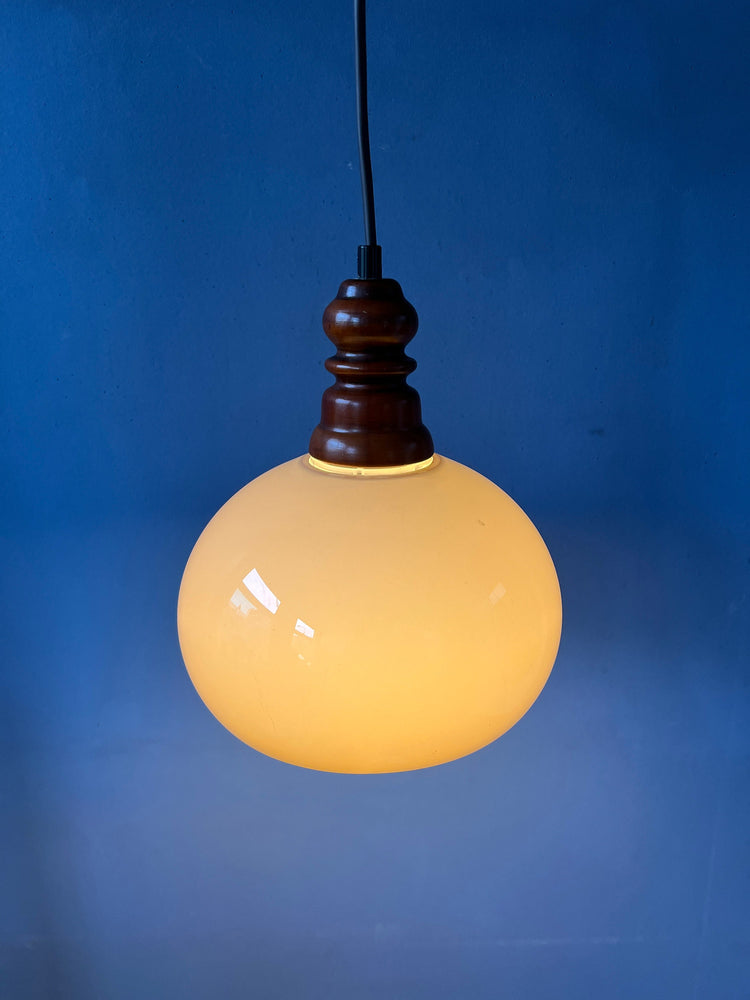 Small Space Age Mushroom Pendant Lamp