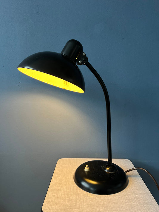 Black Bauhaus Christian Dell Desk Lamp for Kaiser Leuchten