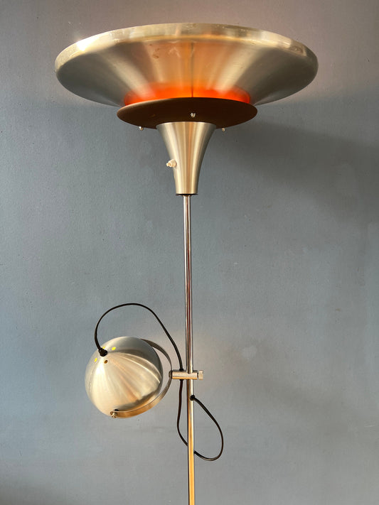 Vintage Lakro Amstelveen Space Age UFO Floor lamp with Eyeball Shade