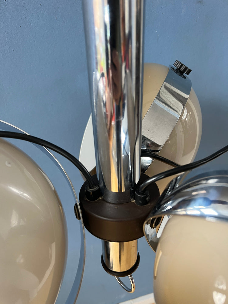 Vintage Dijkstra Space Age Pendant / Chandelier - Mid Century Modern Lamp - Retro 70s Light Fixture