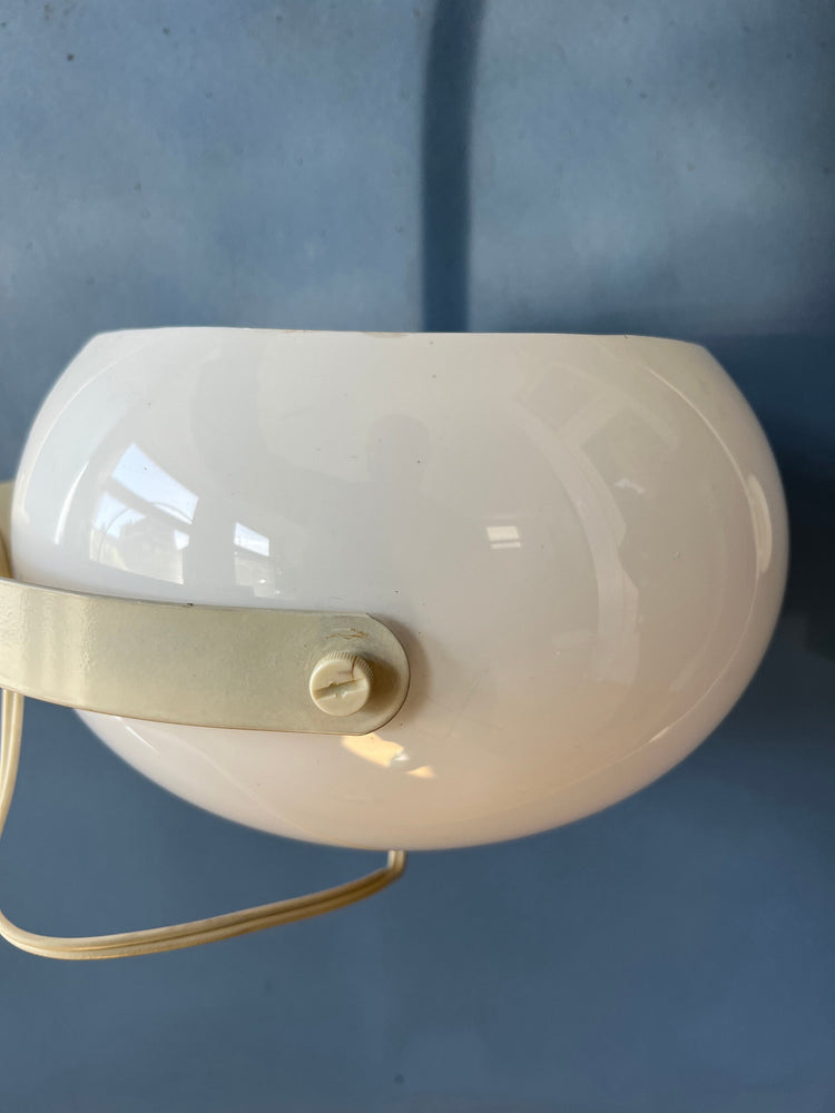 Mid Century Dijkstra Arc Wall Lamp - White Swing Arm Wall Light