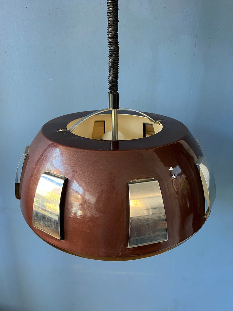 Vintage Lakro Amstelveen Pendant Light - Space Age Hanging Lamp