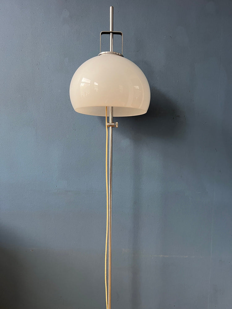 Mid Century Guzzini Style Space Age Floor Lamp Model 'Lucerna'