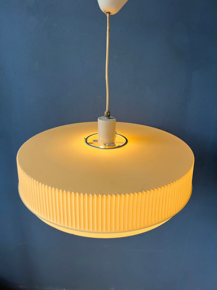 Mid Century Beige Lampion Pendant Lamp