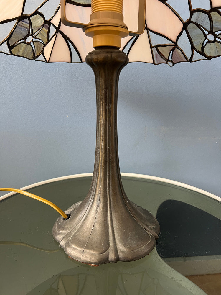 Colourful Art Deco Stained Glass Table Lamp