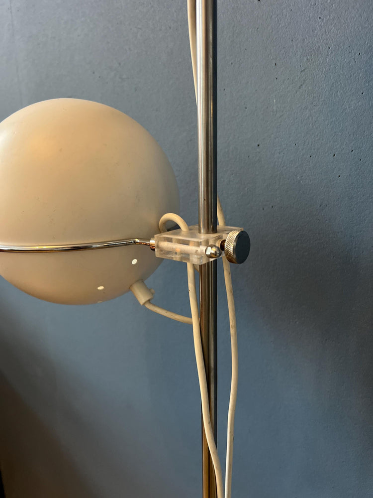 70s Mid Century Beige GEPO Eyeball Floor Lamp