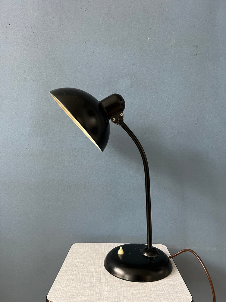 Black Bauhaus Christian Dell Desk Lamp for Kaiser Leuchten