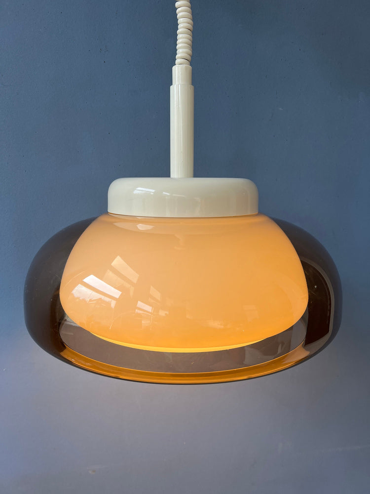 Herda Space Age Pendant Lamp / Mid Century Light Fixture