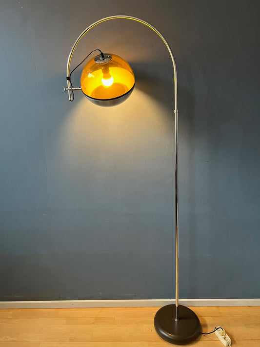 Vintage Dijkstra Space Age Arc Floorlamp | Mid Century Modern Standing Lamp | 70s | Retro