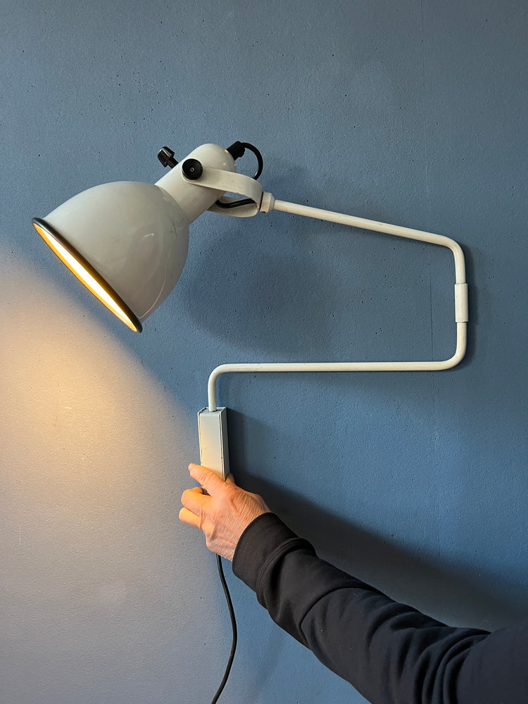 Anvia Swing Arm Wall Lamp - Space Age Sconce Light