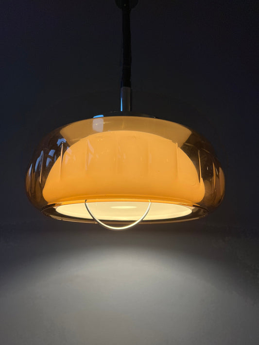 Mid Century Dijkstra Space Age Pendant Lamp / Light Fixture