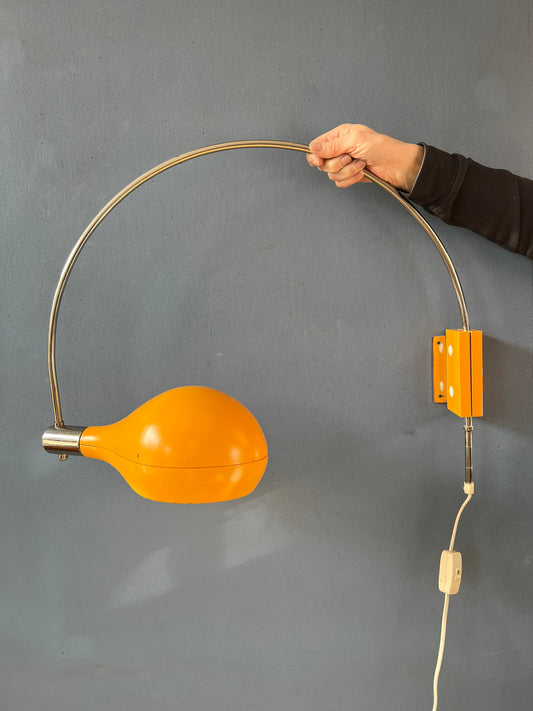 Yellow Temde Leuchten Arc Wall Lamp