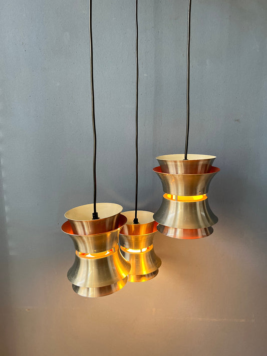 Vintage Lakro Space Age Cascade Pendant Light | Mid Century Light Fixture | Carl Thore Trava Style