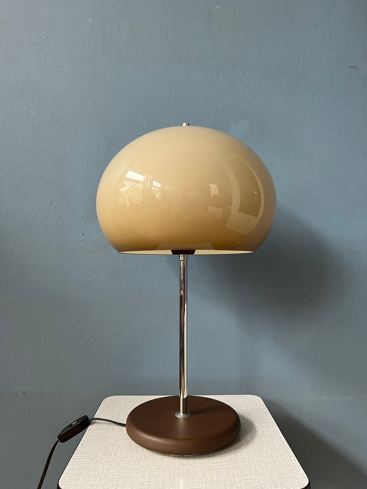 Vintage Dijkstra Mushroom Table Lamp | Mid Century Space Age Desk Lamp