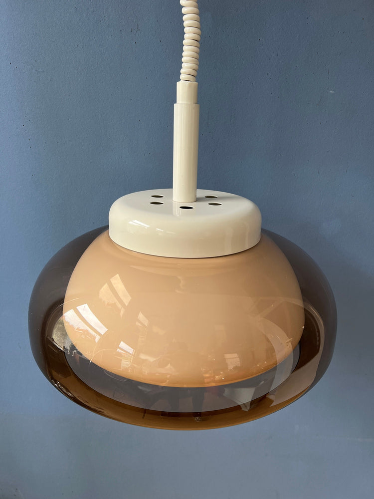 Herda Space Age Pendant Lamp / Mid Century Light Fixture