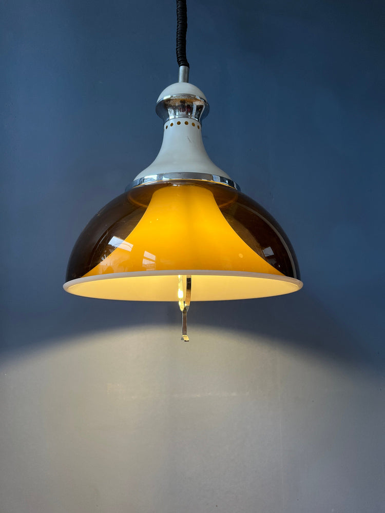 Mid Century Stilux Milano Space Age Pendant Lamp