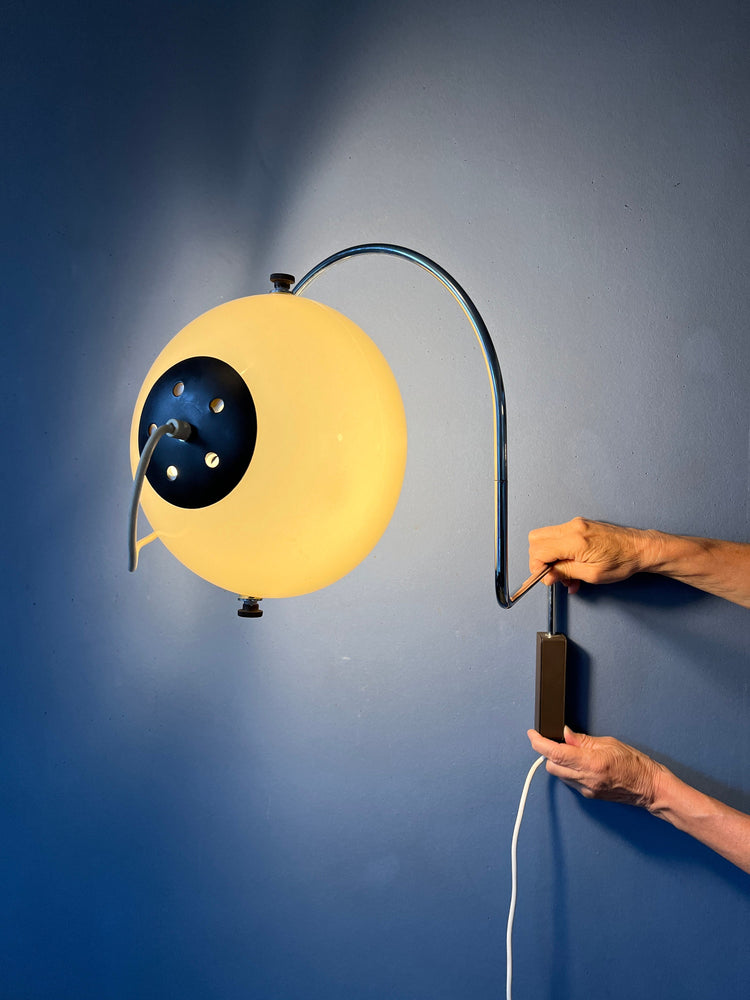 Anvia Arc Wall Lamp | Vintage Mushroom Lamp | Space Age Sconce Light
