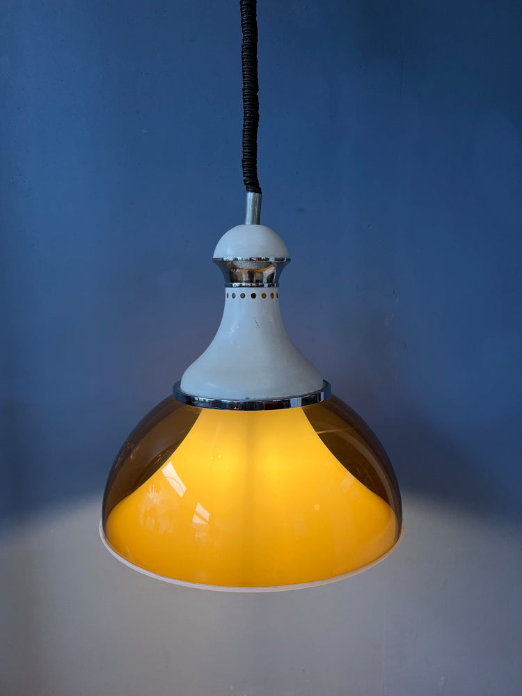 Mid Century Stilux Milano Space Age Pendant Lamp