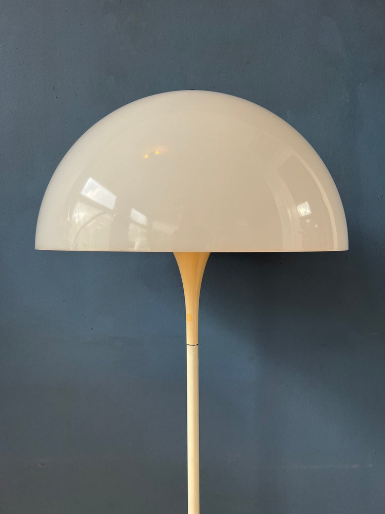 Louis Poulsen Panthella Floor Lamp by Verner Panton / Mid Century Space Age Mushroom Lamp