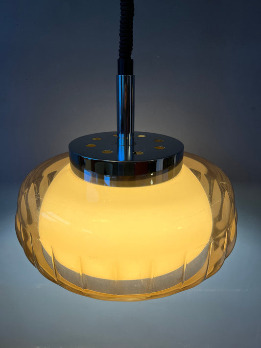 Mid Century Dijkstra Space Age Pendant Lamp / Light Fixture