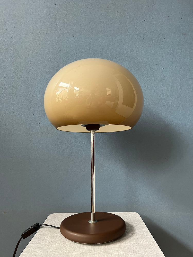 Vintage Dijkstra Mushroom Table Lamp | Mid Century Space Age Desk Lamp