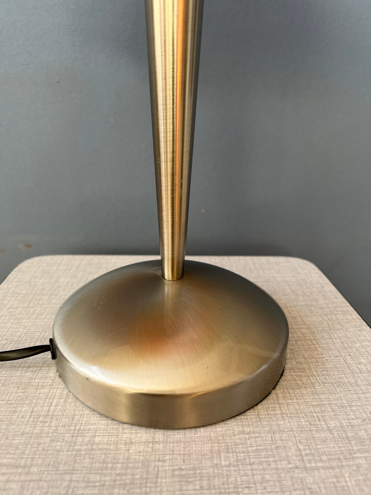 Vintage Mushroom Glass Table Lamp