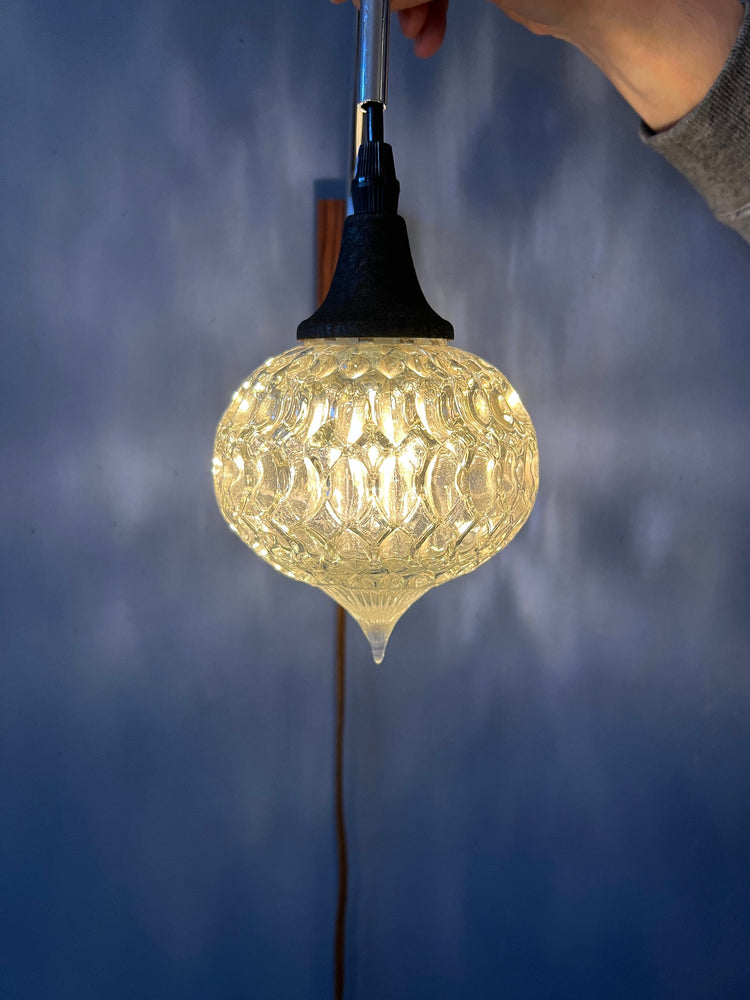 vintage glass lamp, vintage wall lamp, danish wall lamp, scandinavian wall lamp