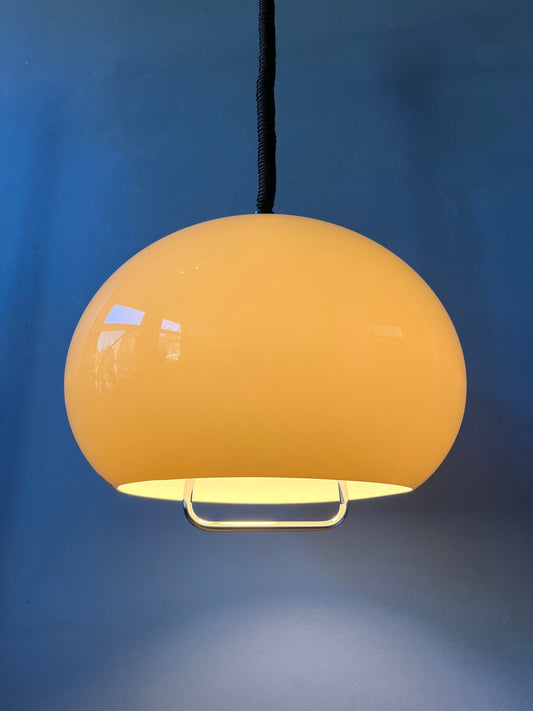 Mid Century Dijkstra Pendant Lamp / 70s Space Age Light Fixture