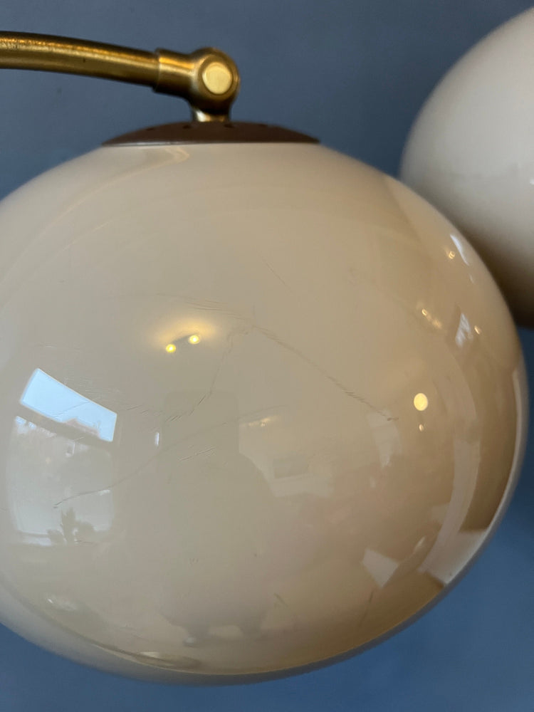 Dijkstra Double Arc Mushroom Floor Lamp | Space Age Standing Light