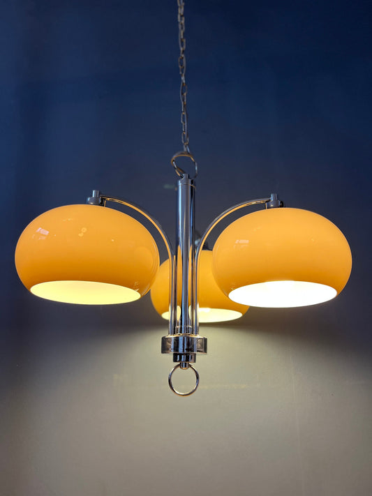 Vintage Dijkstra Space Age Pendant Light | Mid Century Modern Chandelier