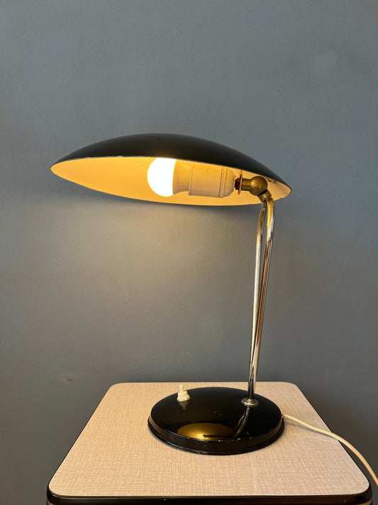 Black Bauhaus Metal Desk Lamp