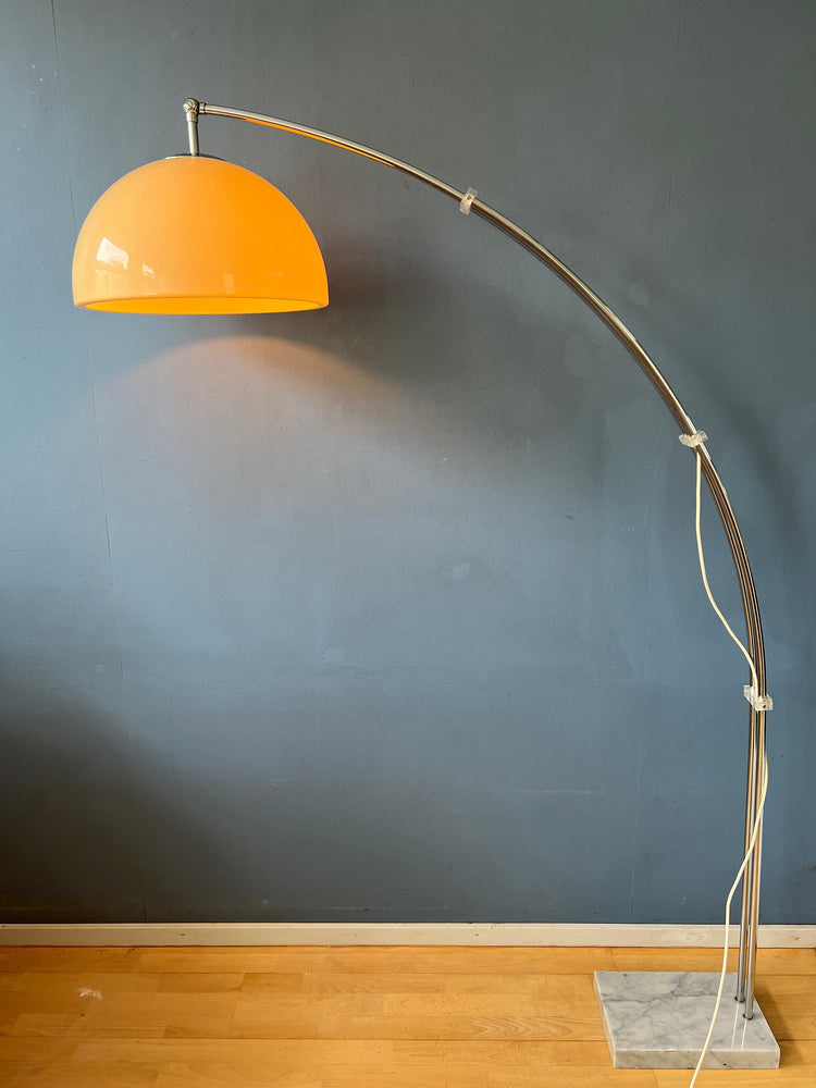 Vintage Goffredo Reggiani Arc Floor Lamp | Guzzini Style Space Age Light | 빈티지조명 | Mid Century Modern