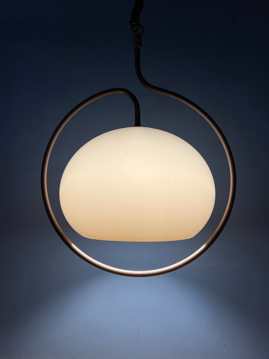 Mid Century Herda Mushroom Pendant Light | Space Age Lamp