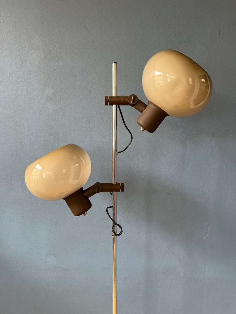 Vintage Herda Mushroom Floor Lamp | Space Age Guzzini Style Standing Light
