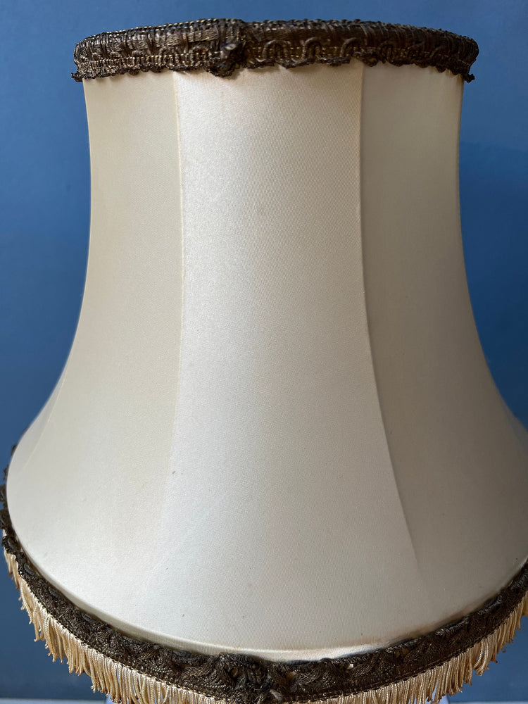 Art Deco Style Table Lamp with Marble Base