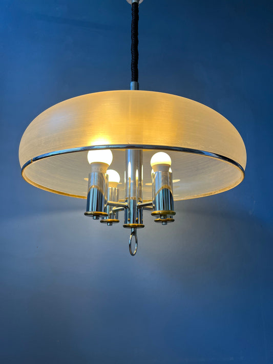 Mid Century Pendant Lamp Chandelier / Space Age Light Fixture