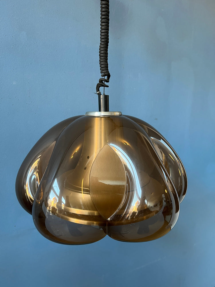 Vintage Herda Space Age Pendant | Mid Century Lamp | Retro 70s Light